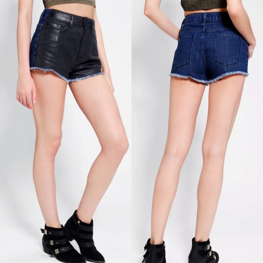 UO BDG Coated Dree High-Rise Cheeky Short
